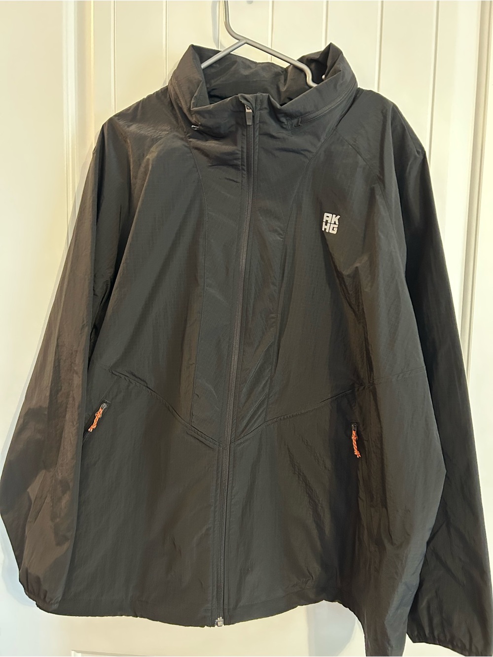 Alaskan Hardgear (AKHG) Black Lightweight Windbreaker Jacket